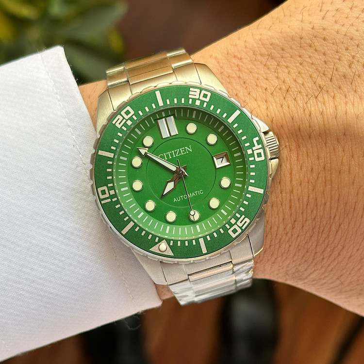 ساعت مردانه سیتیزن مدل پرومستر سبز اتوماتیک