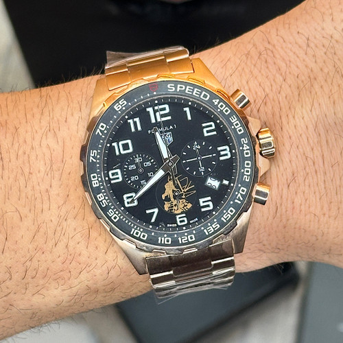 خرید ساعت تگ هویر فرمول یک کرنوگراف رزگلد